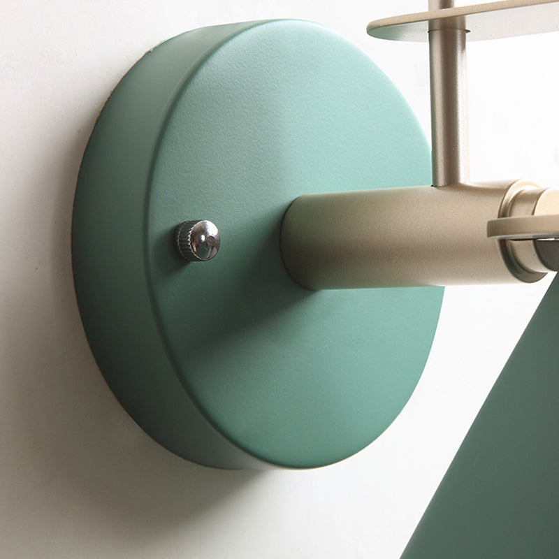 Cone Shape Metal Sconce Light Modern Style Wall Sconce Light for Dining Room