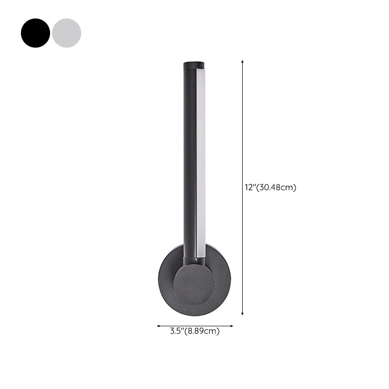 Modern Simple Aluminum Wall Light Strip Shape LED Rotatable Wall Lamp for Living Room