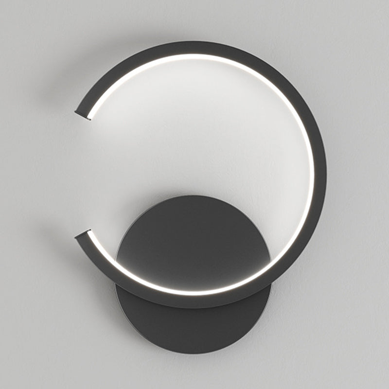 Modern LED Wall Lamp 1-Light Simple Wall Mount Lamp with Acrylic Shade for Bedroom