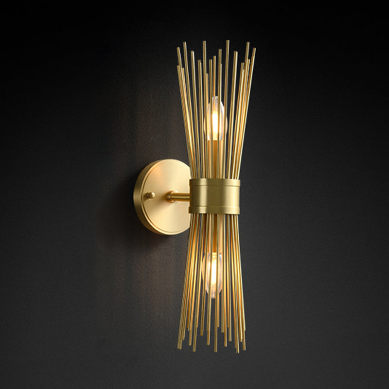 Modern Wall Sconce Linear Shape Wall Light with Metal Shade for Bedroom