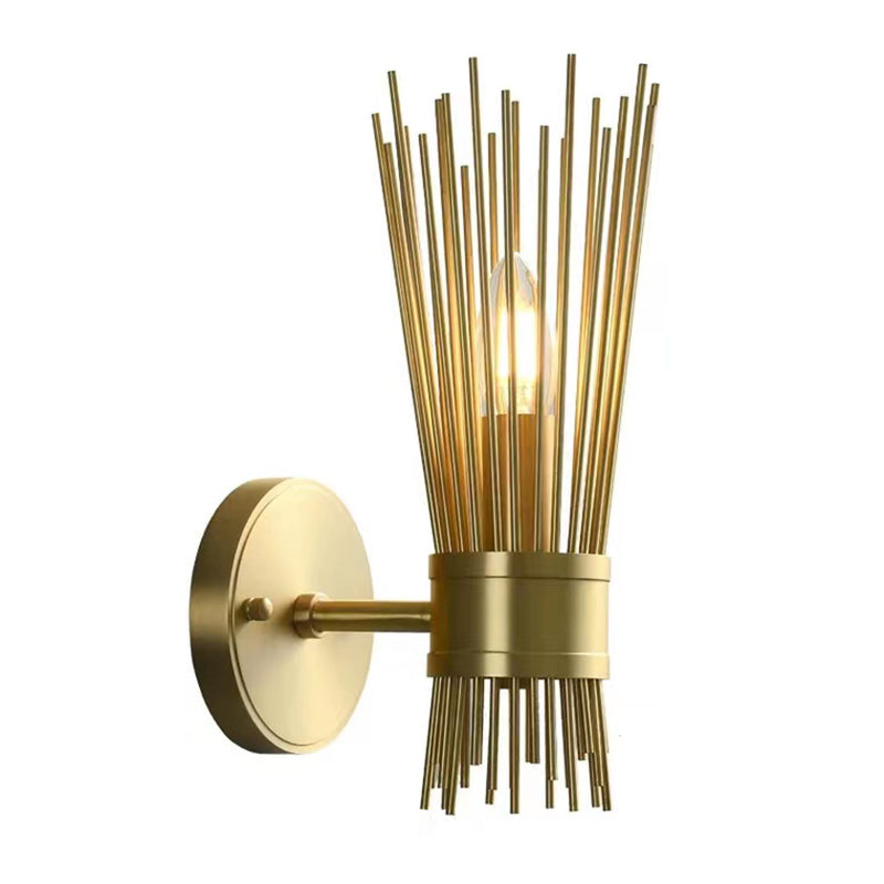 Modern Wall Sconce Linear Shape Wall Light with Metal Shade for Bedroom