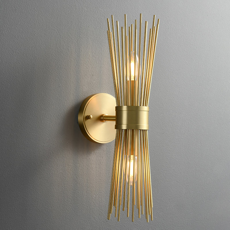 Modern Wall Sconce Linear Shape Wall Light with Metal Shade for Bedroom