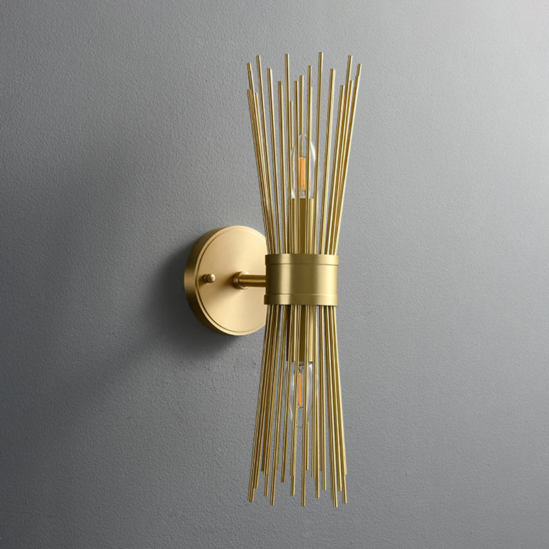 Modern Wall Sconce Linear Shape Wall Light with Metal Shade for Bedroom