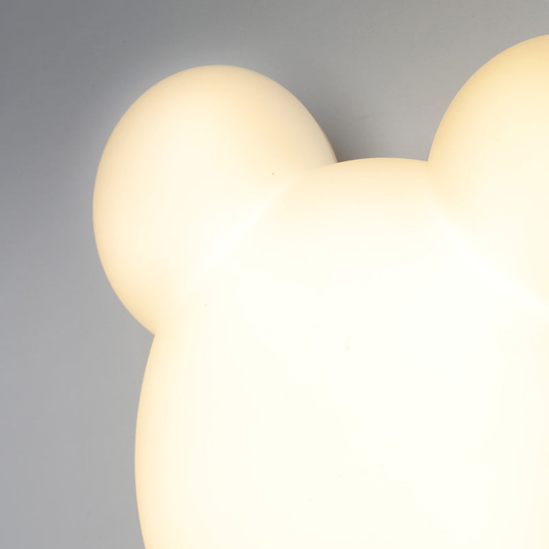 Children Style Wall Lamp 1-Light LED Wall Mount Lamp with Plastic Shade for Kid's Room