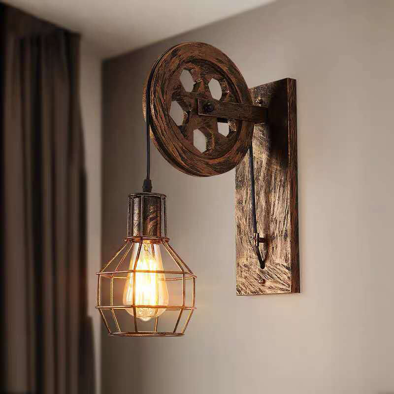 Metal Sconce Light Industrial Style Wall Sconce Lighting for Dining Room