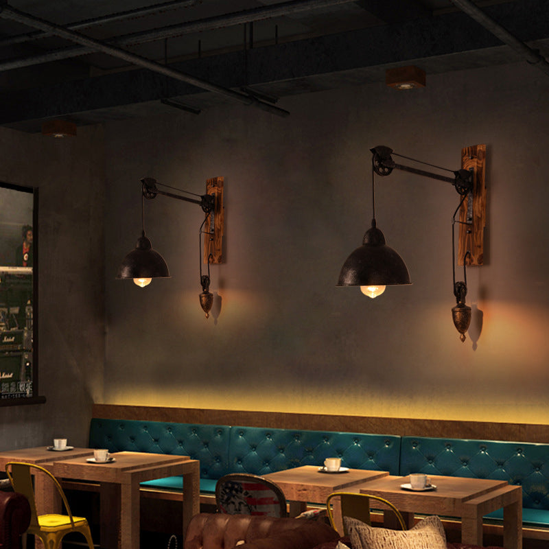 Metal Sconce Light Industrial Style Wall Sconce Lighting for Dining Room