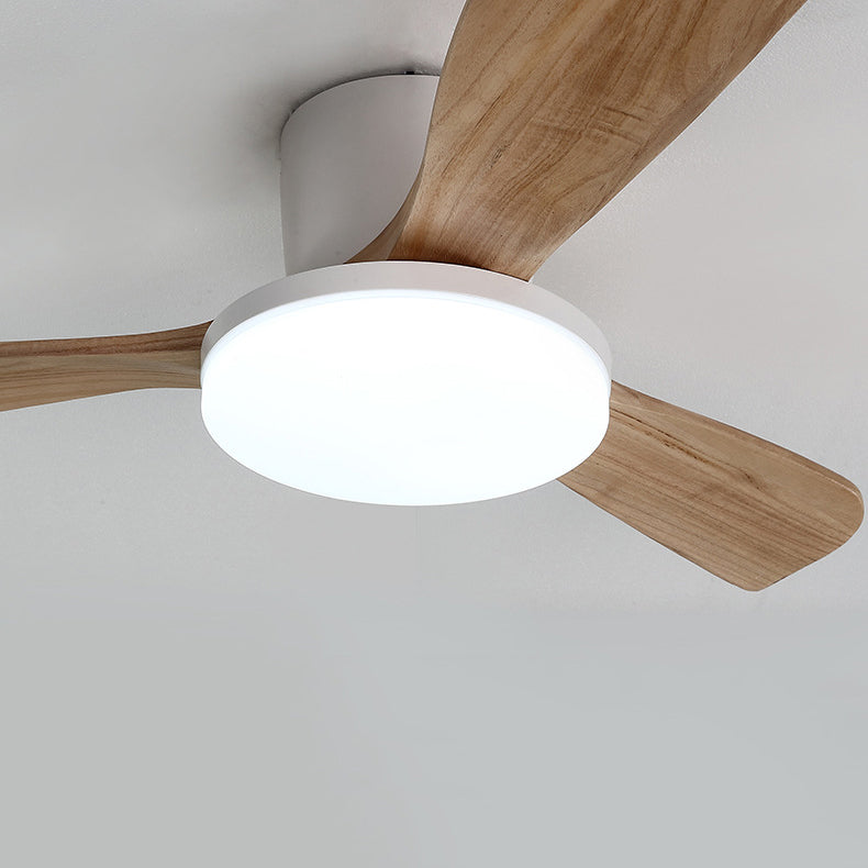 Colorful LED Ceiling Fan Light Fixture Nordic Ceiling Flush Mount for Kids' Room