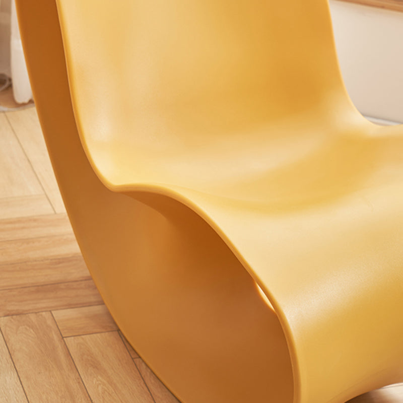 Modern Rocker Plastic Seat Belt Rocking Accent Chair for Living Room