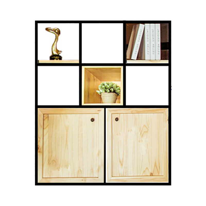 Mid-Century Modern Wine Bottle Rack Rubberwood Freestanding Wine Bottle Holder