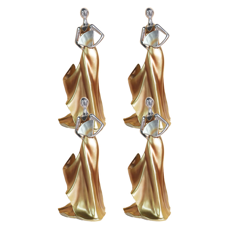 Tabletop Resin Wine Bottle Rack Glam Bottle Holder for Living Room