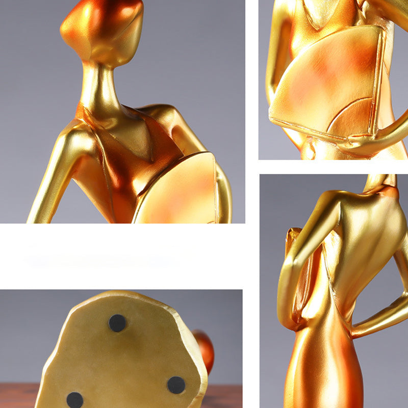 Tabletop Resin Wine Bottle Rack Glam Bottle Holder for Living Room