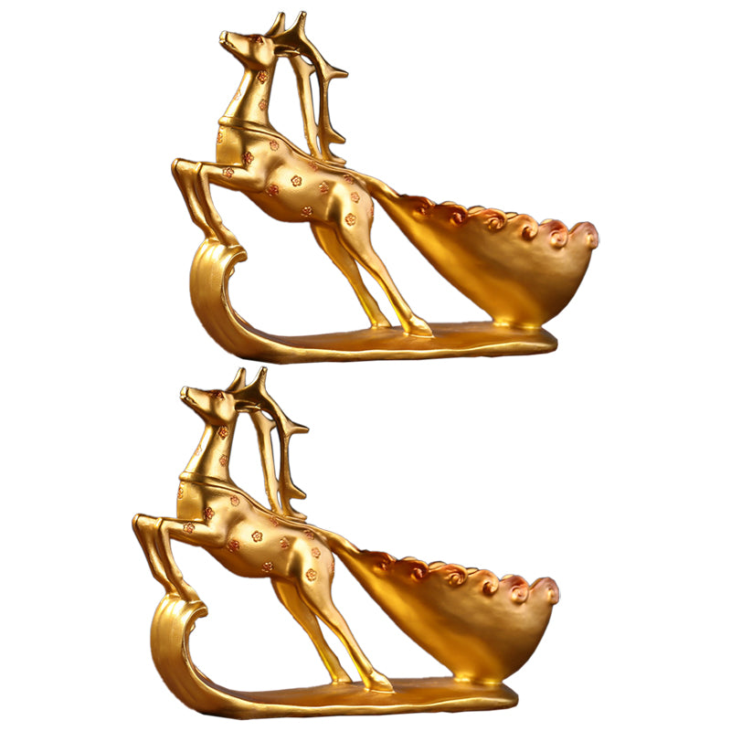 Tabletop Resin Wine Bottle Rack Glam Bottle Holder for Living Room