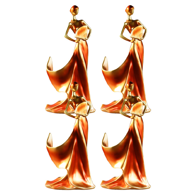 Luxury Resin Bottle Wine Rack Tabletop Wine Bottle Holder for Parlor