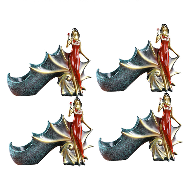 Luxury Resin Bottle Wine Rack Tabletop Wine Bottle Holder for Parlor