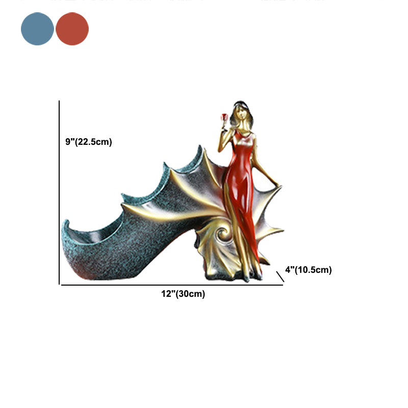 Luxury Resin Bottle Wine Rack Tabletop Wine Bottle Holder for Parlor