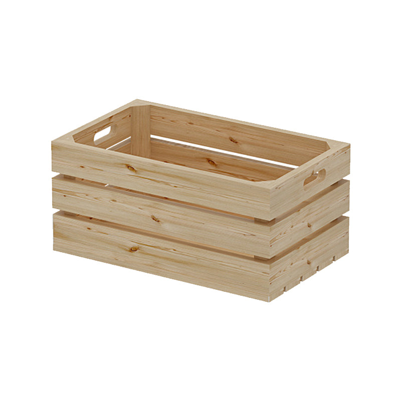 Freestanding Wooden Wine Rack Bottle Industrial Bottle Rack in Natural Wood