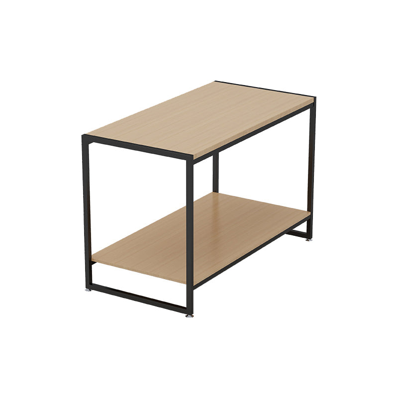 Freestanding Wooden Wine Rack Bottle Industrial Bottle Rack in Natural Wood