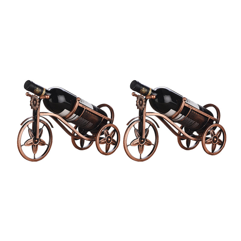 Glam Tabletop Wine Holder Rack Metal Wine Rack Kit for Living Room