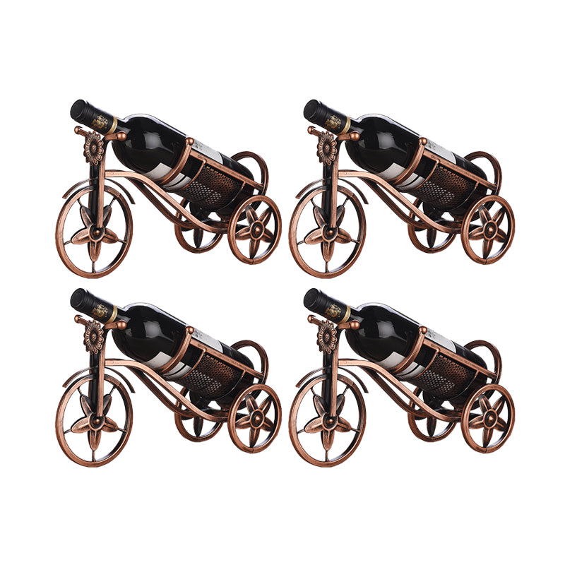 Glam Tabletop Wine Holder Rack Metal Wine Rack Kit for Living Room