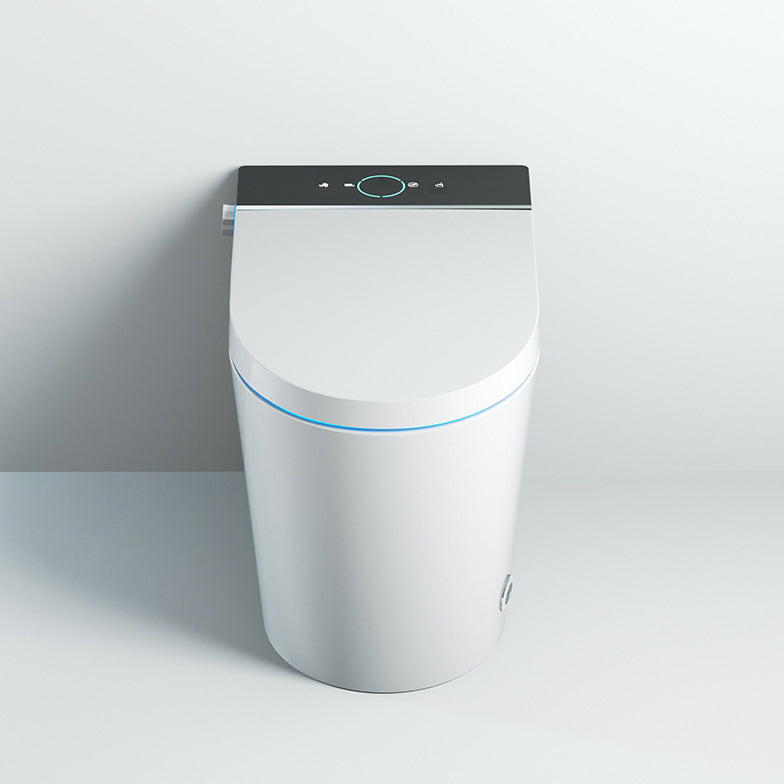 Modern Floor Mount Urine Toilet White Siphon Jet Toilet Bowl with Toilet Seat