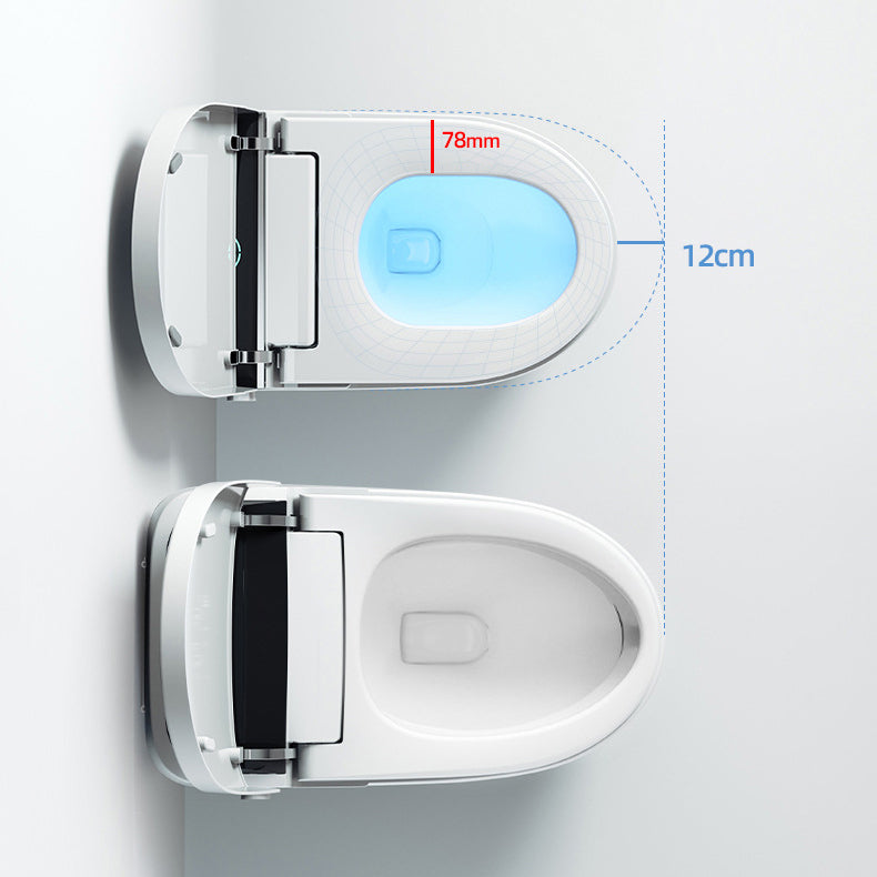 Modern Floor Mount Urine Toilet White Siphon Jet Toilet Bowl with Toilet Seat