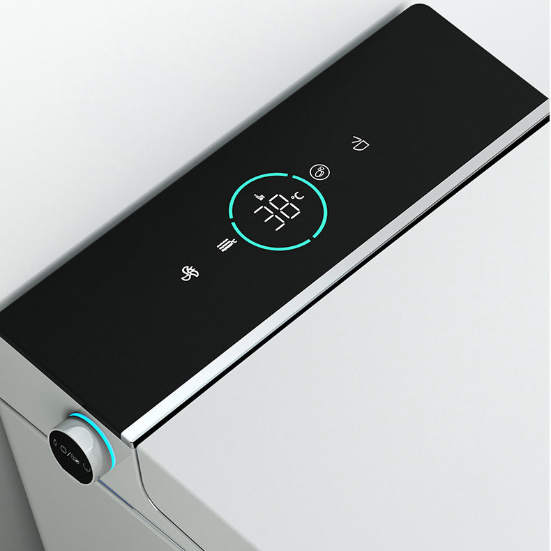 Modern Floor Mount Urine Toilet White Siphon Jet Toilet Bowl with Toilet Seat