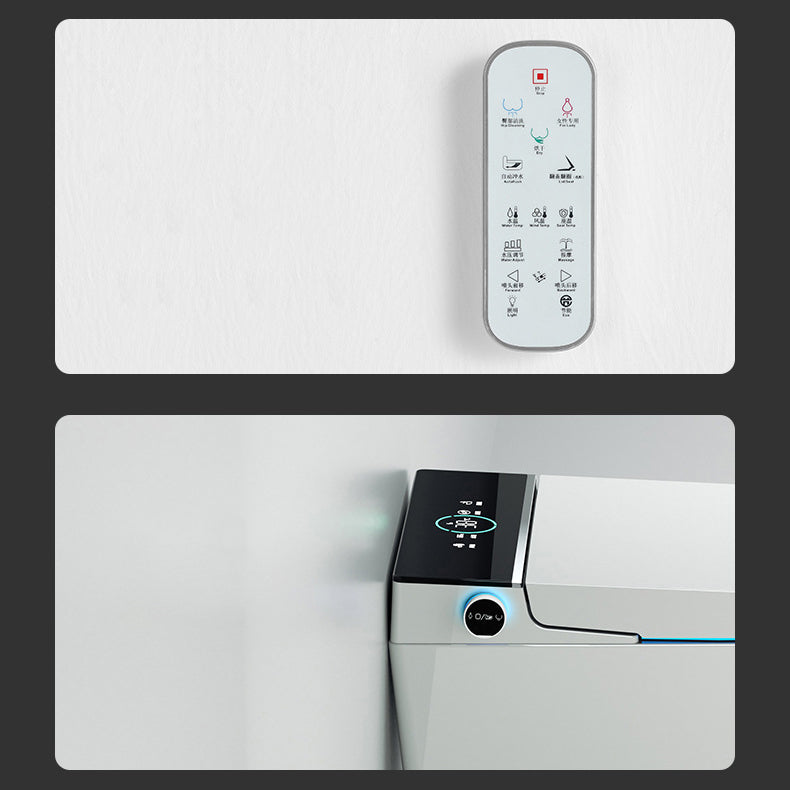 Modern Floor Mount Urine Toilet White Siphon Jet Toilet Bowl with Toilet Seat