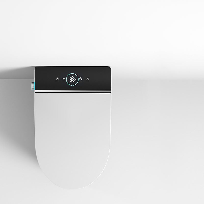 Modern Floor Mount Urine Toilet White Siphon Jet Toilet Bowl with Toilet Seat