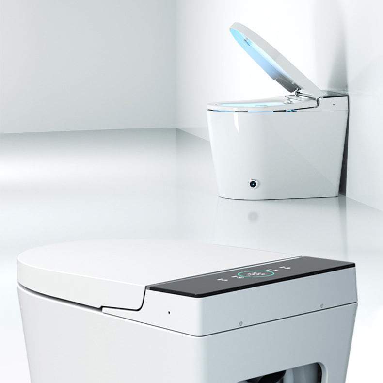 Modern Floor Mount Urine Toilet White Siphon Jet Toilet Bowl with Toilet Seat