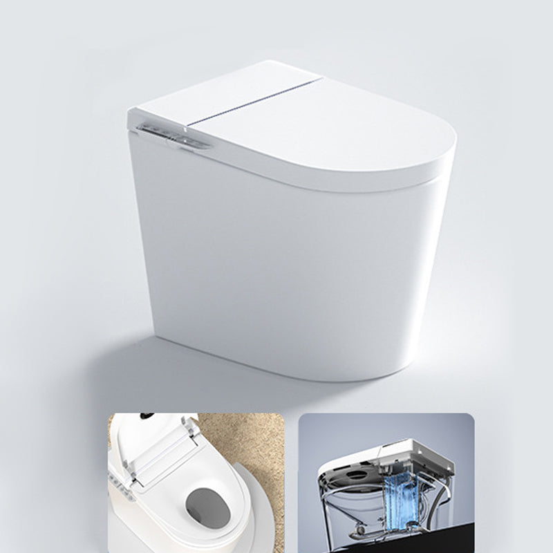 Modern Floor Mounted White Urine Toilet Siphon Jet Toilet Bowl with Toilet Seat
