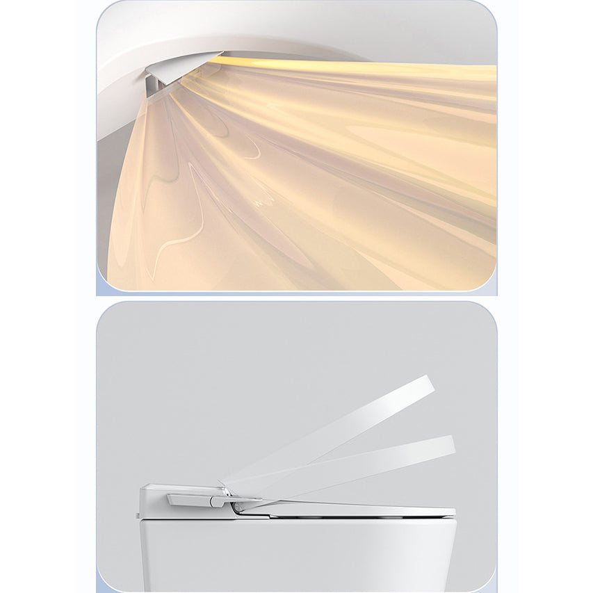 Modern Floor Mounted White Urine Toilet Siphon Jet Toilet Bowl with Toilet Seat