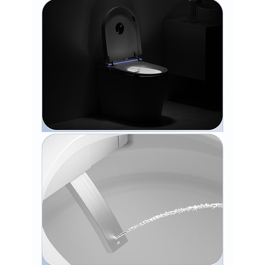 Modern Floor Mounted White Urine Toilet Siphon Jet Toilet Bowl with Toilet Seat