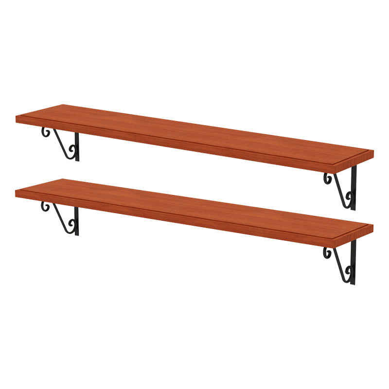 Mid-Century Modern Wine Holder Rack Wall Mounted Pine Wine Shelf