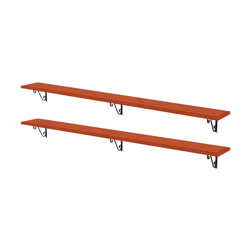 Mid-Century Modern Wine Holder Rack Wall Mounted Pine Wine Shelf