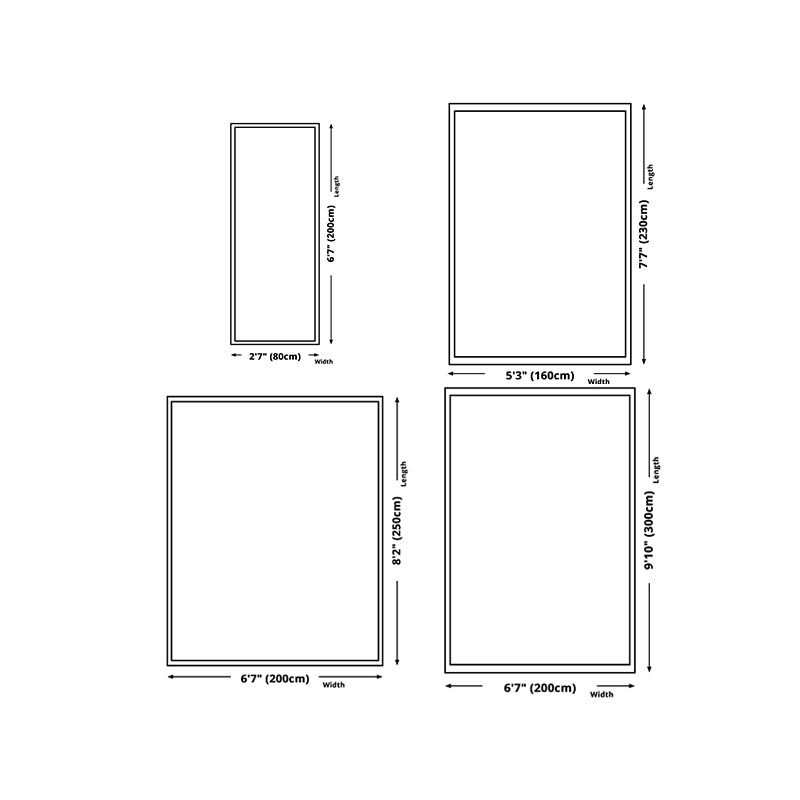 Villus Solid Color Rug Living Room Rectangle Shape Carpet Polyester Washable Area Rug