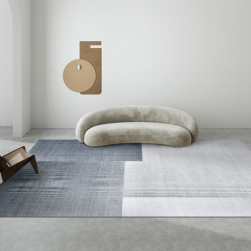 Abstract Pattern Rug Stain Resistant Rectangle Shape Rug for Home Decor