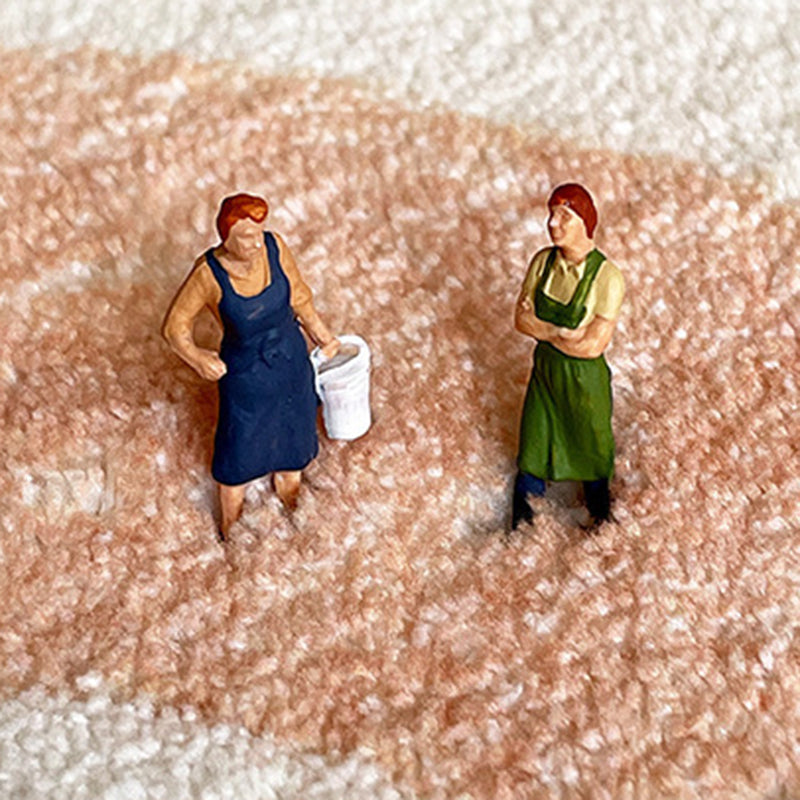 Line Art Rug Rectangle Shape Stain Resistant Rug for Home Decor