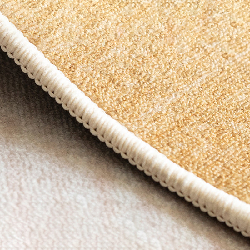 Modern Style Geometric Rug Rectangle Shape Living Room Carpet Polyester Washable Area Rug