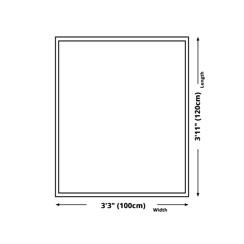 Modern Style Rug Geometric Pattern Living Room Carpet Polyester Washable Area Rug