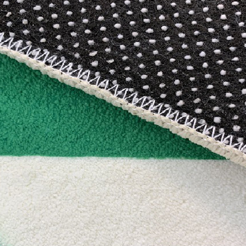 Gray Tone Stripe Rug Rectangle Stain Resistant Polyester Rug for Home Decor