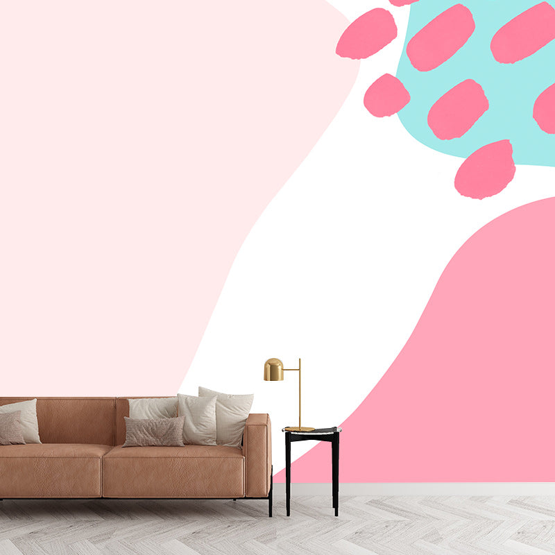 Modern Illustration Mural Wallpaper Abstract Art Environment Friendly Bedroom Wall Mural