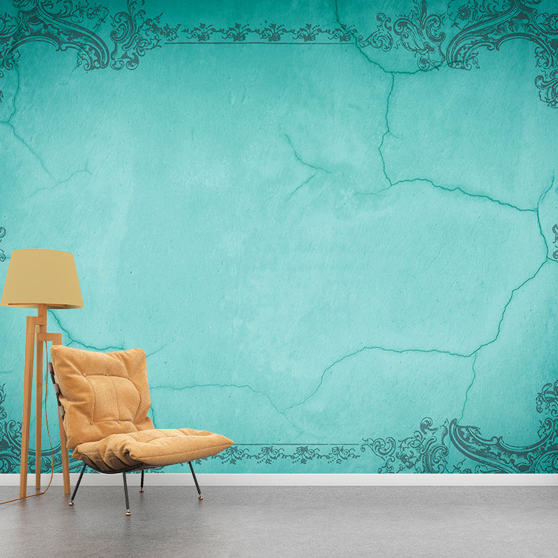 Mottled Brick Wall Wallpaper Mildew Resistant Sleeping Room Wall Mural