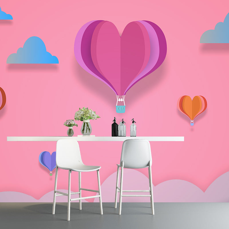 Illustration Environment Friendly Mural Wallpaper Cartoon Scenery Living Room Wall Mural