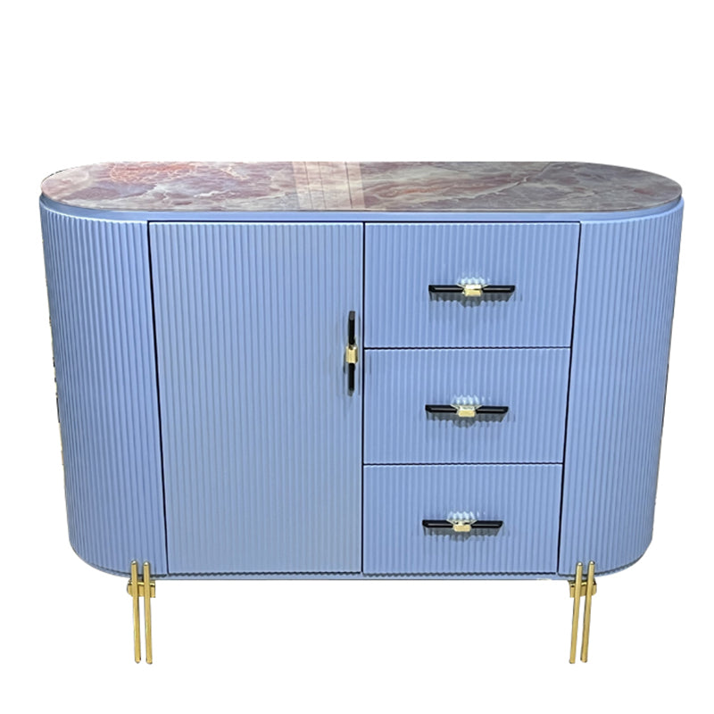 Modern Storage Chest Stone Top Storage Chest Dresser for Bedroom