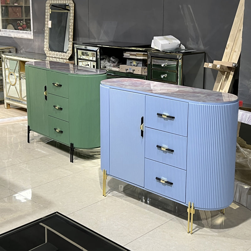 Modern Storage Chest Stone Top Storage Chest Dresser for Bedroom