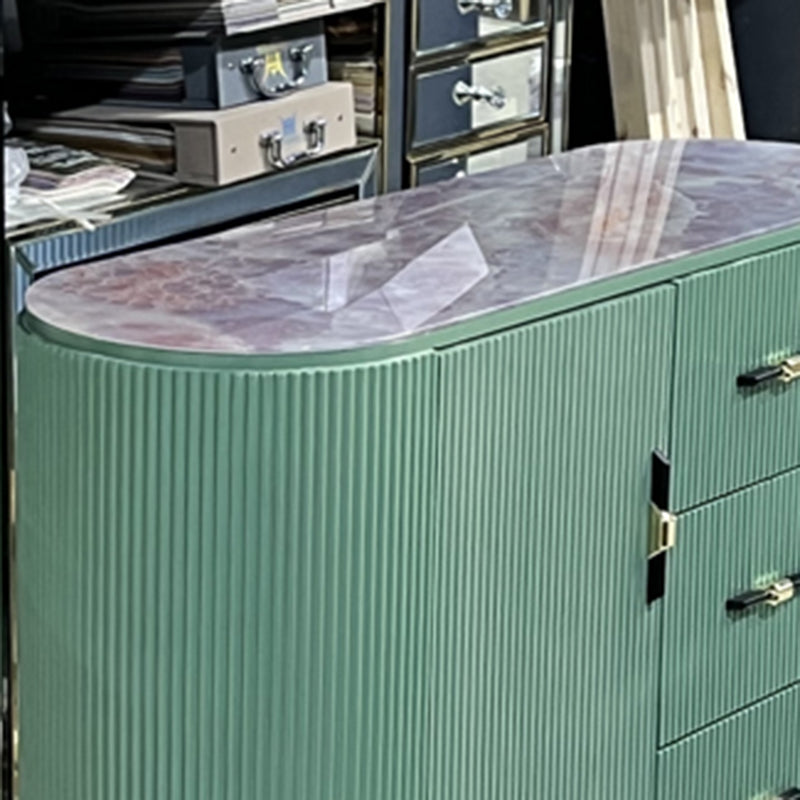 Modern Storage Chest Stone Top Storage Chest Dresser for Bedroom