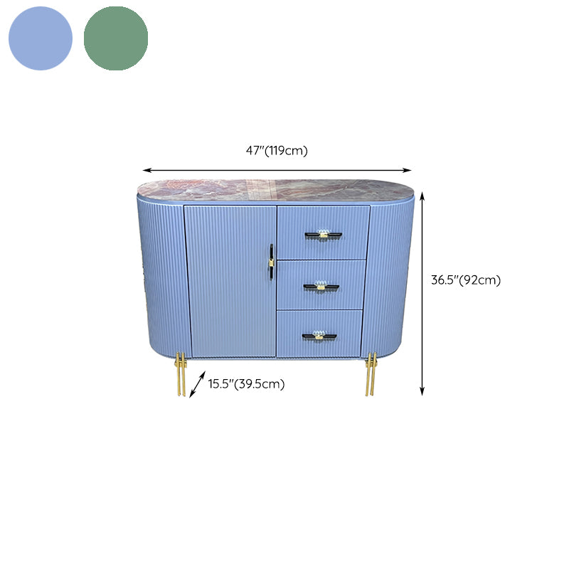 Modern Storage Chest Stone Top Storage Chest Dresser for Bedroom