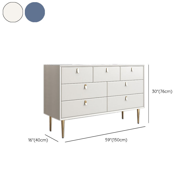 Glam Wooden Storage Chest Bedroom 16" Wide Chest with Drawers