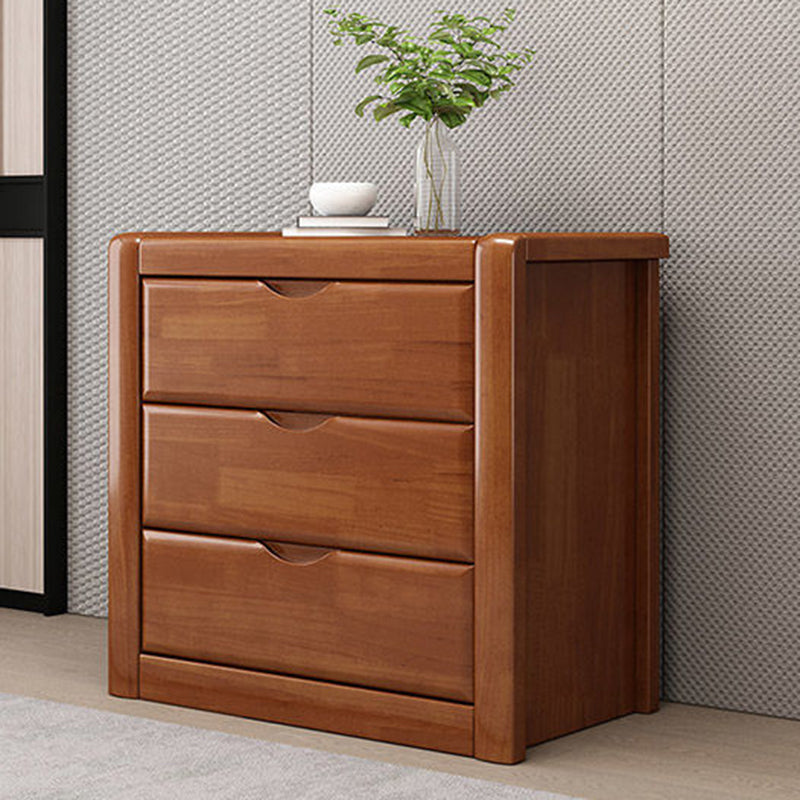 American Traditional Storage Chest Solid Wood Dresser with 3/4/5 Drawers