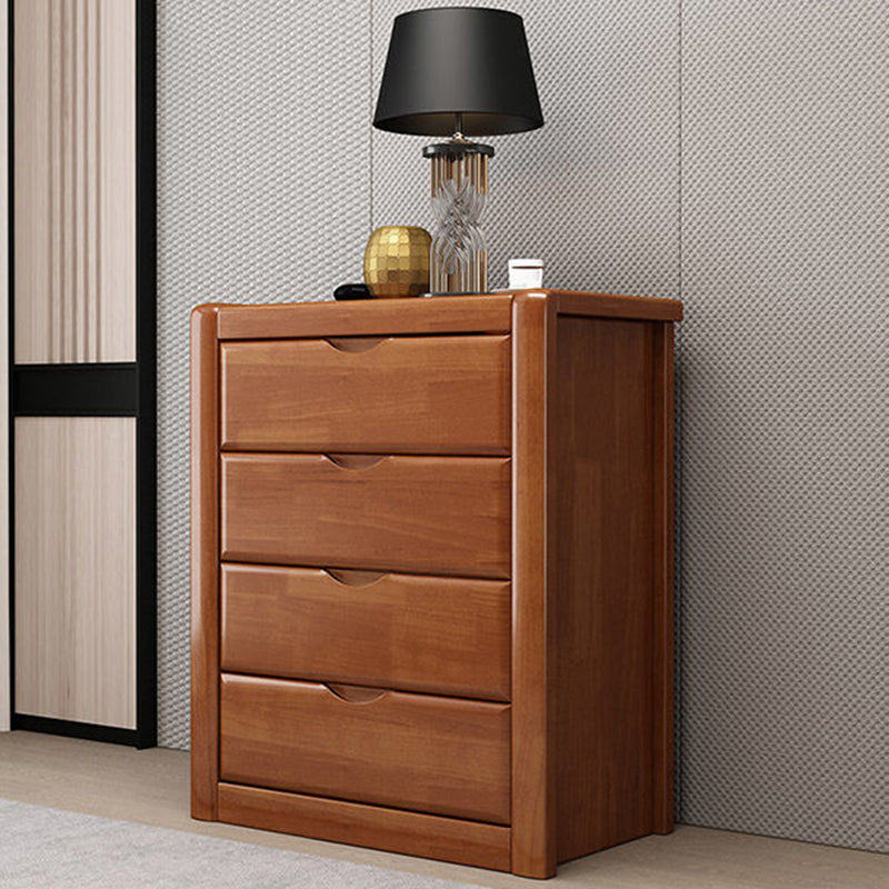 American Traditional Storage Chest Solid Wood Dresser with 3/4/5 Drawers